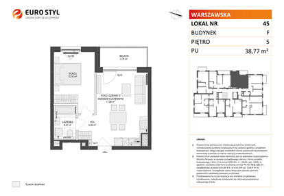 Mieszkanie w inwestycji: Osiedle Warszawska