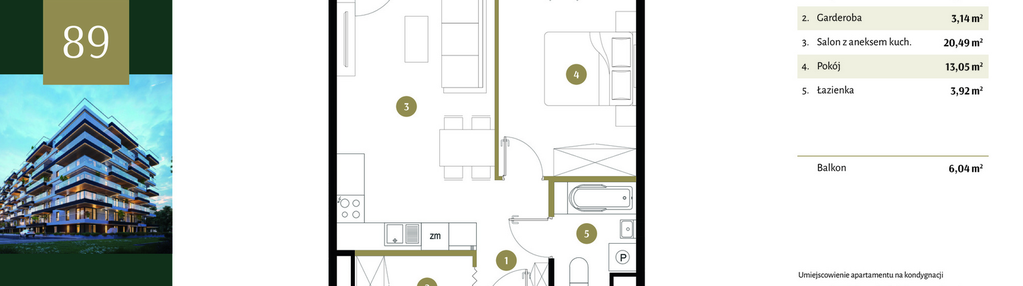 Mieszkanie w inwestycji: Rezydencja Świerkowa