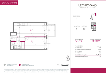 Mieszkanie w inwestycji: Lechicka 65