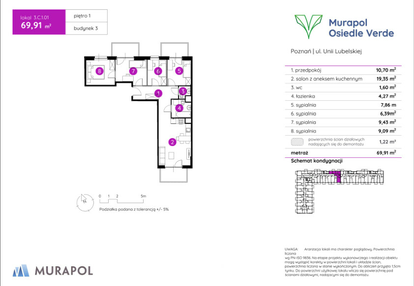 Mieszkanie w inwestycji: Murapol Osiedle Verde bud. 3