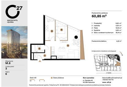 Mieszkanie w inwestycji: O27 Apartamenty Opolska