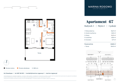 Mieszkanie w inwestycji: Apartamenty Marina Rogowo