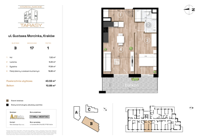 Mieszkanie w inwestycji: Krzesławickie Tarasy