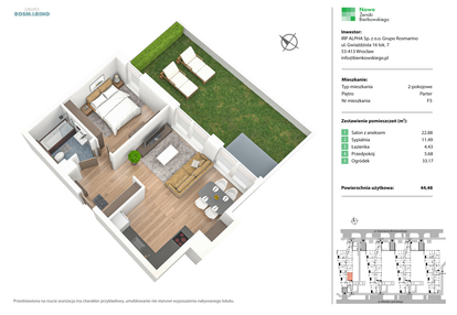 Mieszkanie w inwestycji: Nowe Żerniki Bieńkowskiego etap II