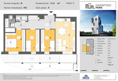 Mieszkanie w inwestycji: Dworzysko Park - Etap III