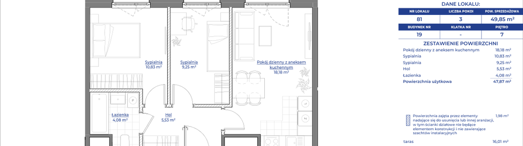 Mieszkanie w inwestycji: Osiedle przy Unii etap III