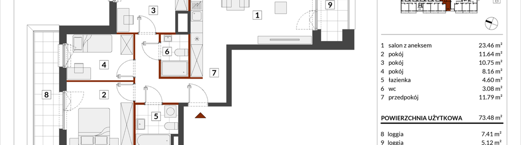 Mieszkanie w inwestycji: Warszawski Świt etap X