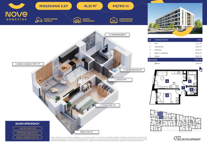 Mieszkanie w inwestycji: Nove Dobczyce