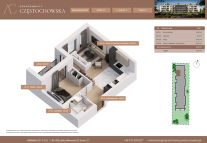 Mieszkanie w inwestycji: Apartamenty Częstochowska