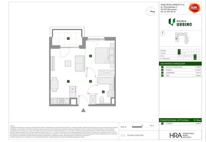 Mieszkanie w inwestycji: Osiedle Urbino etap 1.4