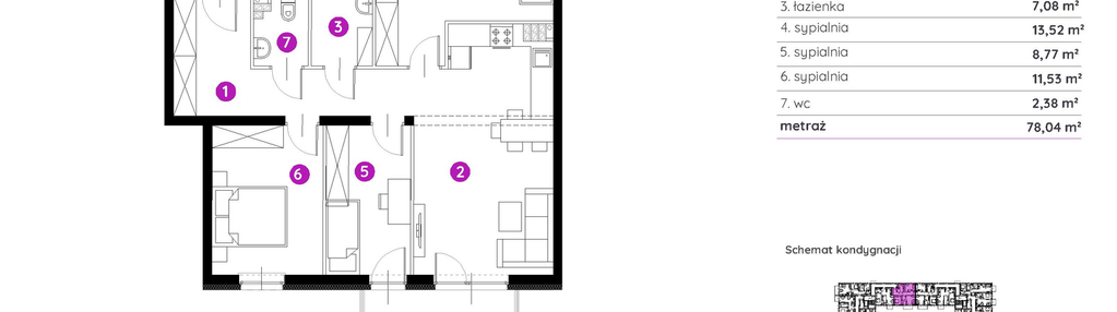 Mieszkanie w inwestycji: Murapol Trzy Lipki etap II
