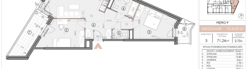 Mieszkanie w inwestycji: Bukowińska Mokotów etap 2