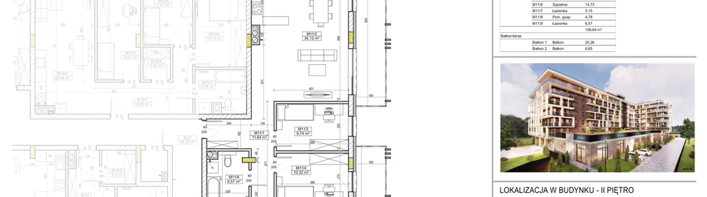 Mieszkanie w inwestycji: Apartamenty Widok Włoszczowa