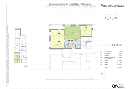 Mieszkanie w inwestycji: Federowicza – Ruczaj Park