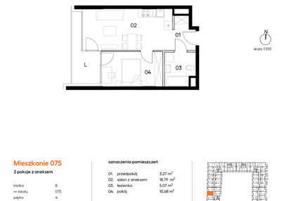 Mieszkanie w inwestycji: Miasto Polskich Mistrzów Olimpijskich