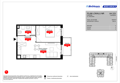 Mieszkanie w inwestycji: Osiedle Bociana 5
