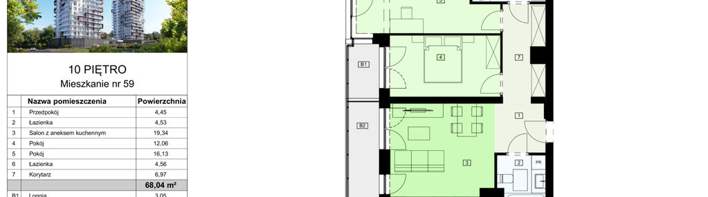 Mieszkanie w inwestycji: Dzielnica Parkowa VIII