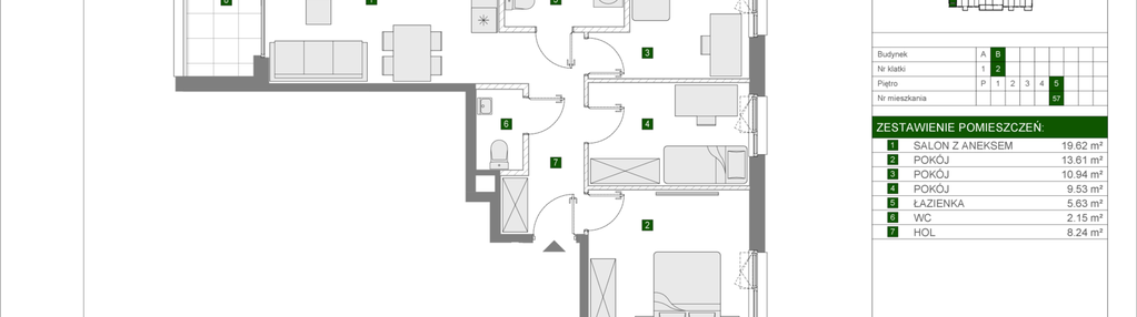 Mieszkanie w inwestycji: Osiedle Urbino etap 4.1