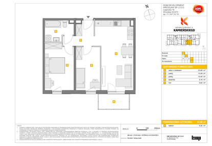 Mieszkanie w inwestycji: Apartamenty Kamieńskiego