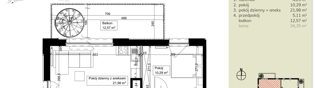 Mieszkanie w inwestycji: Apartamenty przy Parku Szczytnickim
