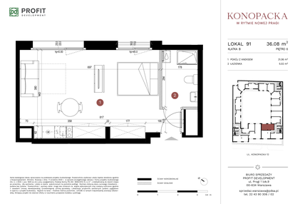 Mieszkanie w inwestycji: Konopacka