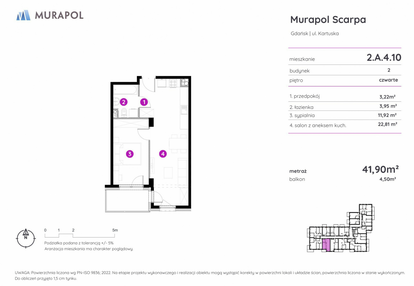 Mieszkanie w inwestycji: Murapol Scarpa