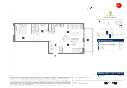 Mieszkanie w inwestycji: Apartamenty Park Matecznego Etap 2.2