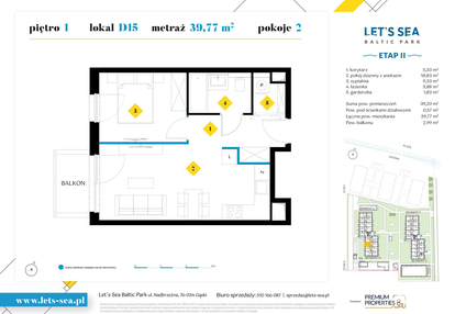 Mieszkanie w inwestycji: Let's Sea Baltic Park II