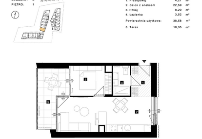 Mieszkanie w inwestycji: Cisha Apartamenty Dziwnów