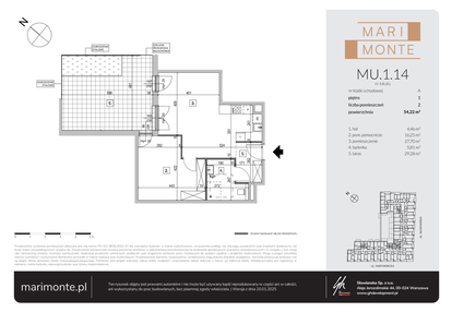 Mieszkanie w inwestycji: Marimonte - apartamenty inwestycyjne
