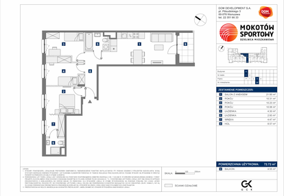 Mieszkanie w inwestycji: Mokotów Sportowy 3.1
