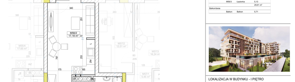 Mieszkanie w inwestycji: Apartamenty Widok Włoszczowa