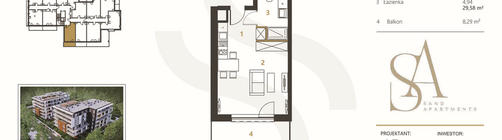 Mieszkanie w inwestycji: Sand Apartments