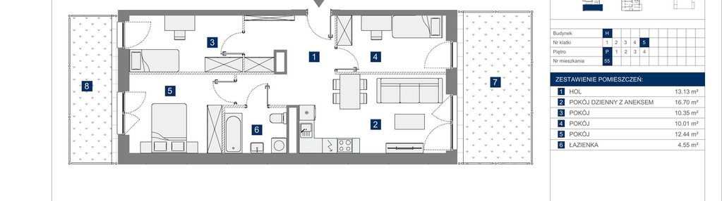 Mieszkanie w inwestycji: Apartamenty Park Matecznego Etap 2.2