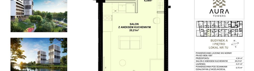 Mieszkanie w inwestycji: Aura Towers