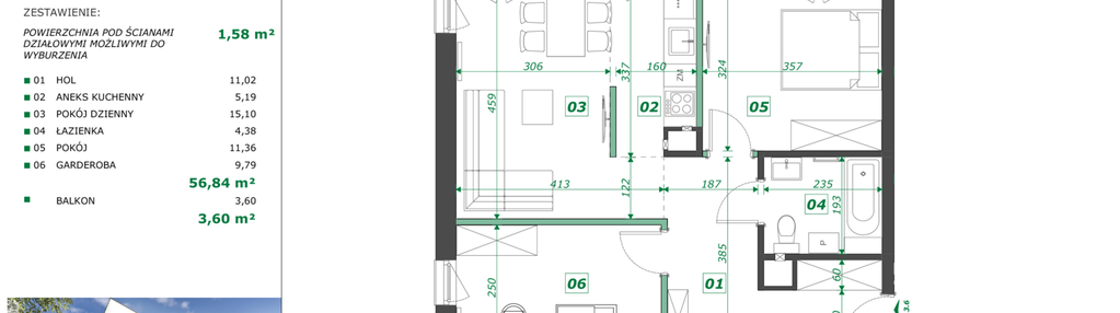 Mieszkanie w inwestycji: Apartamenty Pszczyńska