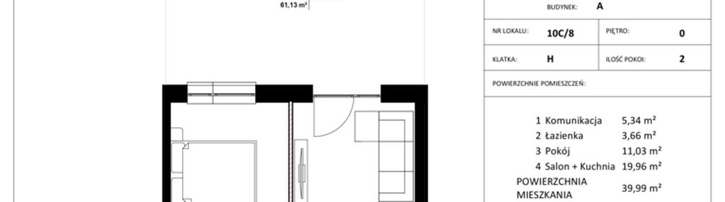 Mieszkanie w inwestycji: Jasielska 8C etap II