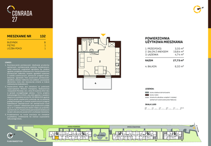 Mieszkanie w inwestycji: Conrada 27