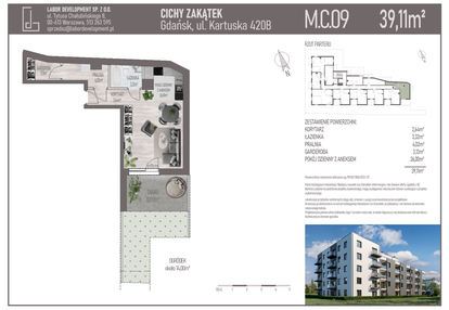 Mieszkanie w inwestycji: Cichy Zakątek