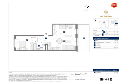 Mieszkanie w inwestycji: Apartamenty Park Matecznego Etap 2.2