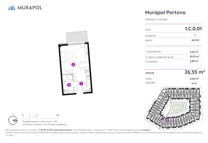 Mieszkanie w inwestycji: Murapol Portovo etap II