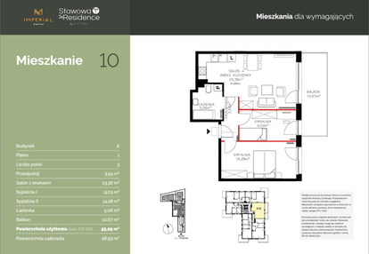 Mieszkanie w inwestycji: Stawowa Residence - etap V