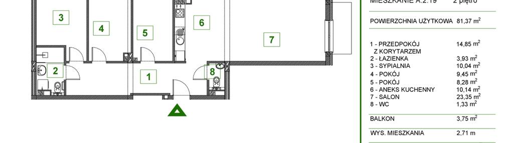 Mieszkanie w inwestycji: Ogrody Centrum 2