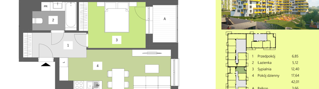 Mieszkanie w inwestycji: Dworzysko Park - Etap II