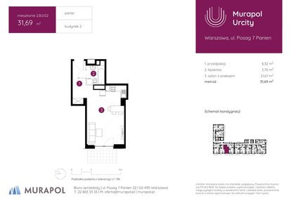 Mieszkanie w inwestycji: Murapol Urcity