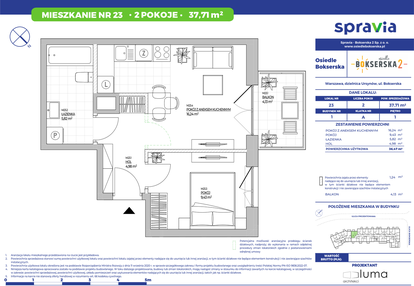 Mieszkanie w inwestycji: Osiedle Bokserska 2