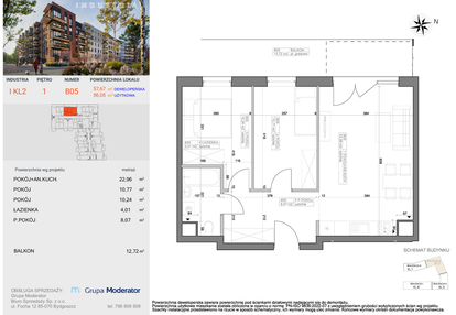 Mieszkanie w inwestycji: Industria etap I-B