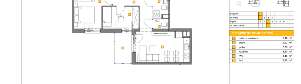 Mieszkanie w inwestycji: Osiedle Rapsodia etap 3