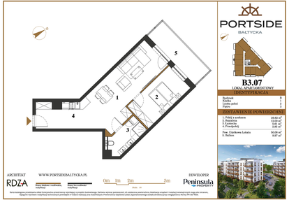 Mieszkanie w inwestycji: Portside Bałtycka