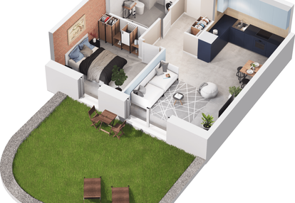 Mieszkanie w inwestycji: Mieszkaj w Mieście - etap Poetów budynek K